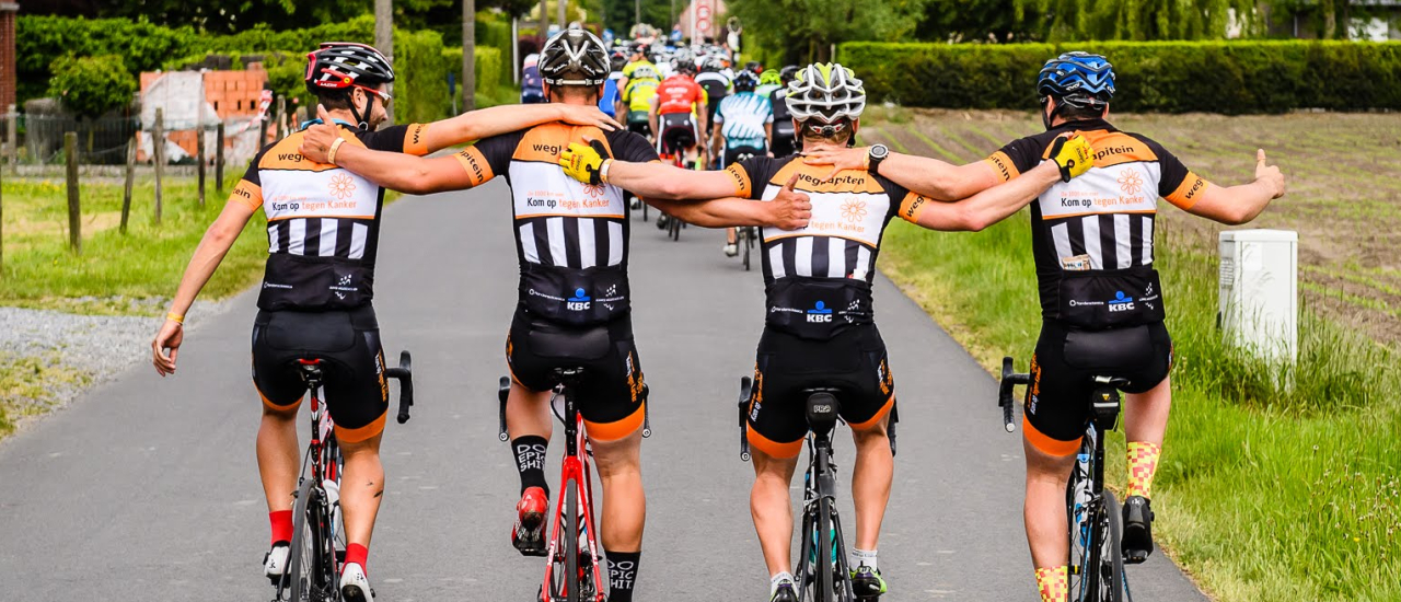 Wegkapiteins van de 1000 km voor Kom op tegen Kanker