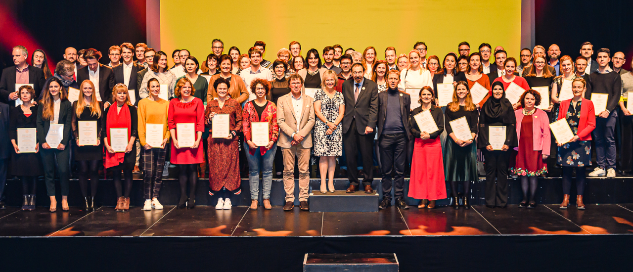 Laureaten beursuitreiking