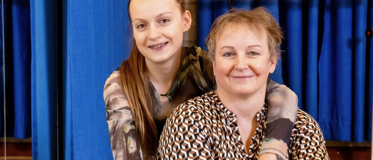 Sofie De Clerck en dochter Fien