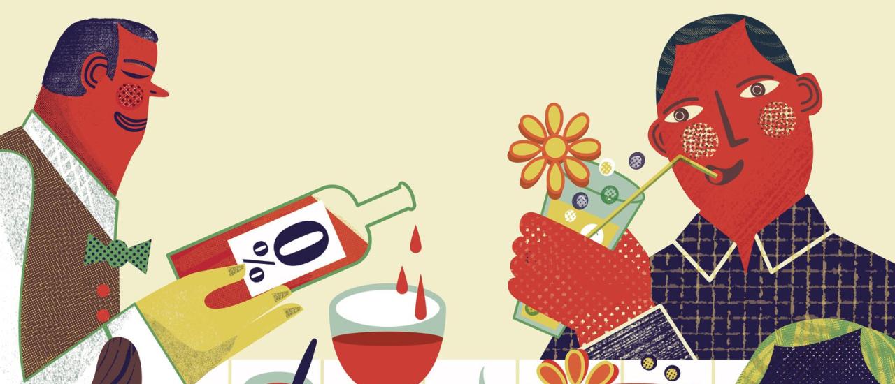 Alcohol illustratie