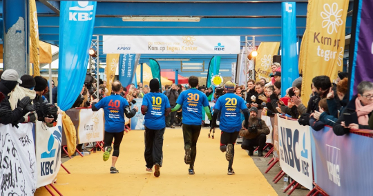 Finishfoto 100km-run 2018