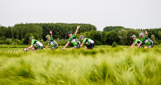 Fietsers van de 1000 km 2017