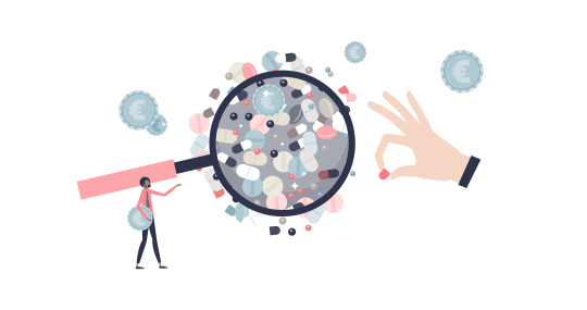 Betaalbare zorg illustratie