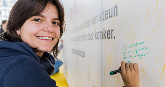 Steunmuur Dag tegen Kanker